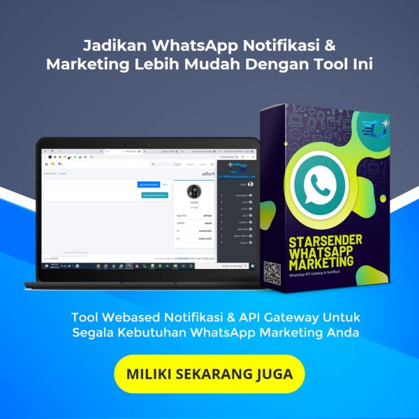STARSENDER Notifikasi & API Gateway WhatsApp
