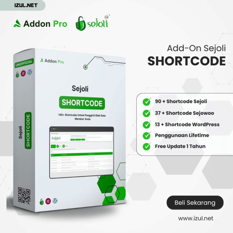 Sejoli Shortcode Add-On